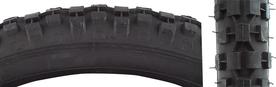 Tire 20 X 2.125 Black wall Heavy Duty (Knobby)